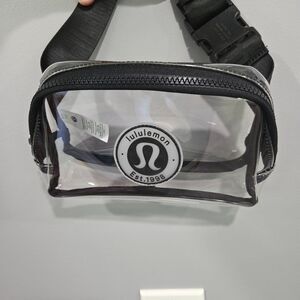 🐢 Lululemon Like New! "The Everwhere Clear Belt Bag"